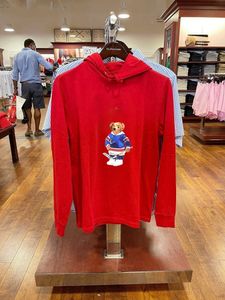 Moletom de moletons masculinos designer pólo-pullonart de suéter masculino urso urso urso algodão algodão comprido nova cor casual contraste algodão tamanho grande moda s-2xl