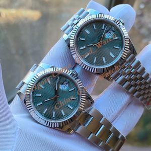 41 mm zegarki męskiego zielonego paska Mint Dial Bp Factory Automatyczny Wimbledon Watch Men Bpf Jubilee Bransoletka Sapphire Data Super Luminous Dresmaps Pudełko prezentowe