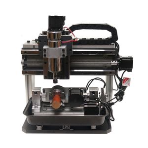 Square Line Rail Cnc Router 3020 3/4/5 Axis Metal Milling PCB Drilling Machine 500W ER11 Spindle USB Port Wood Carving Engraving