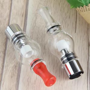 Atomizzatore Globo di vetro Serbatoio in vetro Pyrex con vaporizzatore a spirale in ceramica Vaporizzatore a secco Clearomizer Atomizzatore in vetro cerato per 510 eGo EVOD UGO Vapor Battery