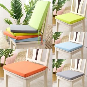Pillow Removable Square Soft Chair Outdoor Tie On Garden Patio Dining Room Kitchen Waterproof Seat Pad Cover Home Decor