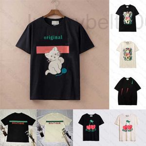 Kadın Tişört Tasarımcısı Yaz Kadın Tasarımcısı Tişörtler Hayvan Tshirts Marka Moda Kısa Kollu Lady Tees Erkek Giysileri Üst Giyim Ad7u