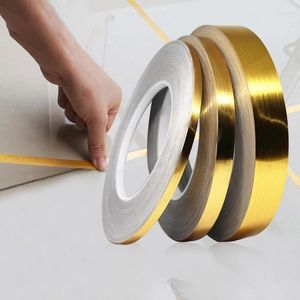 Wallpapers 50M Home Improvement Tile Gap Tape Self-Adhesive Sticker Floor Wall Seam Sealing Decoration