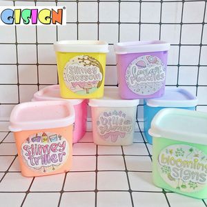 Giocattoli di apprendimento Big Slime Fluffy Foam Colla per Charms Butter Cloud Polymer Clay Set Light Air Plastilina Additivi Lizun Kit 230106