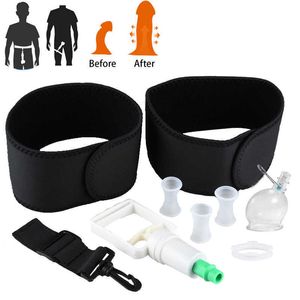 Beauty Items Male Penis Pump Extender Enlarger Edge Belt Hanger Trainer Adult sexy Toys for Men Dick Stretcher Handle Vacuum Cup Enhancement