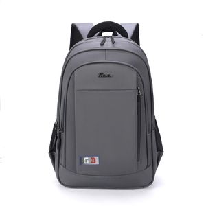 School Bags Backpack For Men 156 In Laptop Multipocket Business Leisure Travel Back Bag Male Teenager Student Schoolbag Trend Gray 230106