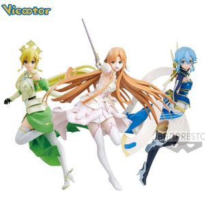 Action Toy Figures Vicootor Original Genuine Sword Art Online Alicization SAO Goddess Stacia Asuna Terraria Leafa Solus Sinon Action Figure Toys T230105