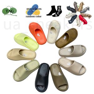 2023 Sluyes zapatillas Desierto arena tierra marr￳n hueso blanco brillo verde enflama naranja ocre resina holl￭n flip flop zapatillas dise￱adores sandalias