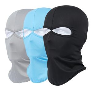 Mężczyźni Outdoor Balaclava Hat 2 Hole Full Care Cover Mask Balaklava Hast taktyczna armia polowań na rowerowe maski