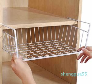 Kitchen Shelf Wall Cupboard Cabinet Lower Rack Dormitory Fantastic Wardrobe Layered Storage Under Table Hanging Basket