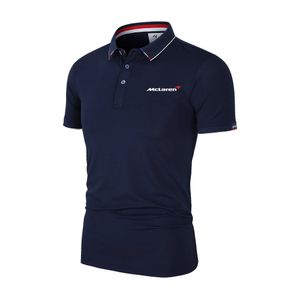 2023 F1 Drużyna Formuła 1 Polo Men's Outdoor Sports Shirt McLaren 53% bawełniany casual Colorblock T-shirt Summer Lapel