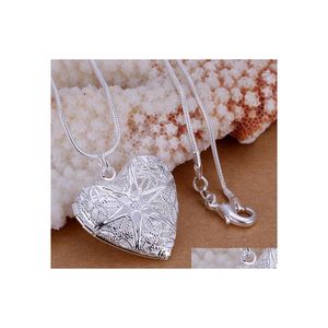 Lockets Heart P O Pendants Necklace 20 Chains 925 Sterling Sier P185 For Holidays Gift Drop Delivery Jewelry Necklaces Dhdie