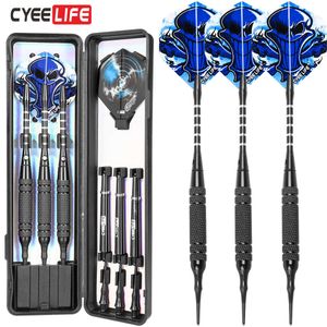 CyeeLife 3 Pieces 14 16 17 18g Plastic Tip Set for Electronic Brass Darts with Multiple styles 0106