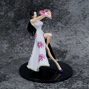 Action Toy Figures One Piece Anime Figure Boa Hancock Luffy Fiama Statue Collection Decoration Children Gifts Gifts Sexig Girl T230105