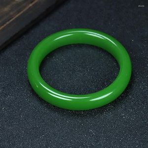 Bangle Multicolor Jade Glass Bracelet Charm Jewellery Fashion Accessories Hand-Carved Lucky Amulet Gifts For Women Her Men