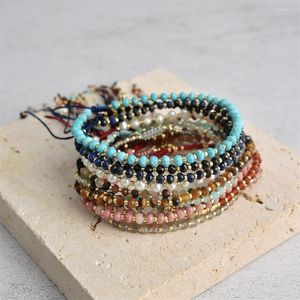 Strand Kkbead Bransoletka naturalna mężczyźni kobiety biżuteria Miyuki Dainty Bracelets w wysokiej jakości pulseras femme 2023 biżuteria