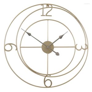 Relógios de parede Wild Lron Clock Decoration Office Large Montado Mudo relógio European Modern Design Hanging Watches