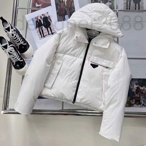 Women's Down Parkas Designer Womens Hooded Coats Silm Jackets Zipper Aw Outerwear Fashion Casual Short Warm Tops Enkla vinter Kvinnkläder Okmc