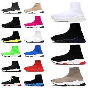 scarpe calzino uomo donna Graffiti Triple Black stringate beige bianco Blu Full Red scarpe da ginnastica da donna da uomo sneaker da esterno con plateau casual da passeggio da jogging