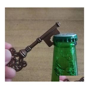 Abridores Key Shape Bottle abridor Creative retro metal esqueleto de casamento Decoração Gream Favor Favor de cerveja VTKY2369 Drop de dhy7m