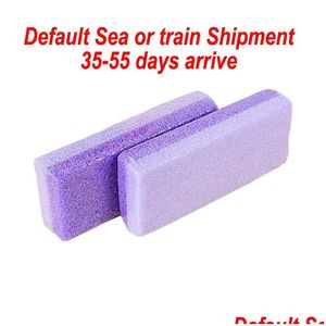 Foot Massager Mp052 Train/Sea Shipment Professional Pumice Sponge Stone Callus Exfoliate Hard Skin Remove Pedicure Scrubber Nail Buf Dhx5J
