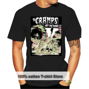 Magliette da uomo autentiche THE CRAMPS Off Bone T-shirt slim fit 3D con occhiali S-3XL Camicia da uomo rotonda stampata Prezzo Top Tee