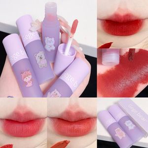 Lip Gloss Cute Bubble Velvet Rose Color Nourishment Liquid Moisturizing Lipstick Plump Lips Lasting Sexy Cosmetics Korean Makeup