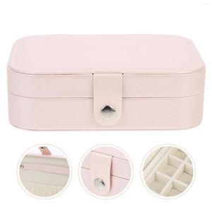 Storage Boxes Box Jewelry Case Ring Travelstorage Organizer Necklace Holderportable Container Jewellery Display Rings Earrings Bearer Gift