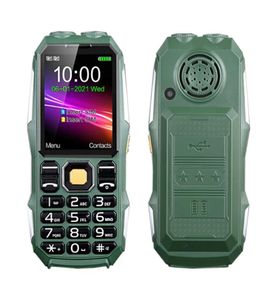 Наружный прочный телефон 24 -дюймовый ударной пылепроницаемый Dust -Respence Разблокированные сотовые телефоны Двойная SIM -карта GSM FM Radio Torch Big Voice Pushbu7253284