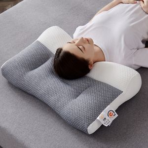 Pillow Memory Orthopedic Foam 48x74cm Slow Rebound Soft Slepping s Butterfly Shaped Relax The Cervical For Adult 230105