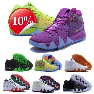 2023 top ogKyrie Men Basketball Shoes 4 4s Confetti Ankle Taker Halloween Bhm Equality Mamba Light Purple 2022 Man Classic Trainers Tênis Tamanho 7 - 12