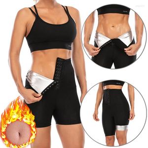 Women's Shapers Women's Abdomen Control Hip-Lifting Sweat Pants Sauna Beam High Waist Body Fitness Breasted Three-Point/Five Point