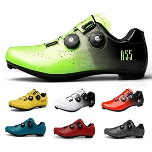 Cycling Footwear Ultralight Self-Locking Road Shoes Professional Cleat SPD Pedal Racing Bike Flat Bicycle Sneakers Men