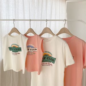 衣類セットファミリーマッチ服サマーガールコットンTシャツのノースリーブクールシャツ幼児の母親の娘は230105ルック