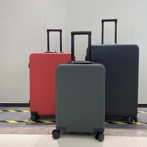 Walizki Travel Bagaż Pure Black Green Luksusowa walizka wózka dla mężczyzn i kobiet Ultra-Light Carry on Boarding Case 20/24/26 cala
