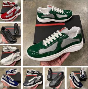 23S/S Sports-Design America Cup Sneakers Schuhe Perfekter Herrenkomfort Lässiger Herrenstoff Lackleder Mesh Leichtes Skateboard Läufersohle Rabatt Trainer