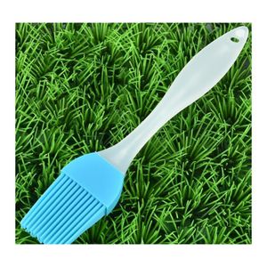 Bbq Tools Accessori Fashion Sile Brush Cottura Pasticceria Burro Cucina Resistenza al calore Pennelli per olio per imbastitura Torta Crema Strumento per cottura Dhflt