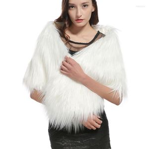 Scarves Women 2023 Fur Shawls Imitation Mogolia Sheep Cloak Shoulder Wraps Faux Shawl