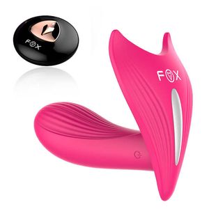 Articoli di bellezza Riscaldamento Telecomando senza fili Farfalla Vibratore Mutandine Sensore musicale Giocattoli sexy per donna Stimolatore clitorideo