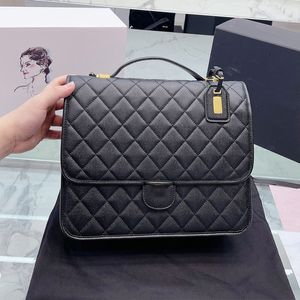 Women Designer Channel 22K Flap Bag 9a Quality Patent Leather Caviar with Box Top äkta läder Lamer Luxury Fashion Shoulder Crossbody Tote Belt Handväska