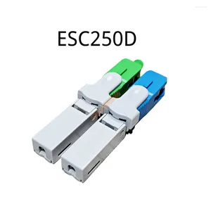 Fiber Optic Equipment ESC250D SC APC Optical Quick Connector UPC FTTH Fast Embedded Type