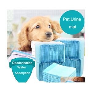 Dog Houses Kennels Accessories Pet Cat Diaper Super Absorbent House Training Pads For Puppies Polymer Quicker Dry Healthy Mats Who Dhagx