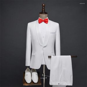 Men's Suits Suit Men's Blazers Jackets Banquet Clothing Brothers Man Group Dress Stage Choir Competition Costumes Homme Black White