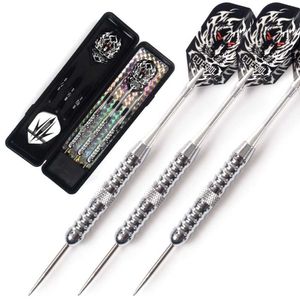 Darts Cuesoul Archer 19 gramas Dica de aço Eletroplatando barris de latão Darts com estojo de dardo 0106