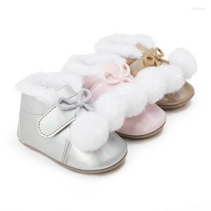 İlk Yürüyüşçüler 0-18m doğumlu bebek kız ayakkabısı sıcak kış botları kar rahat rahat kaymaz yumuşak toddler