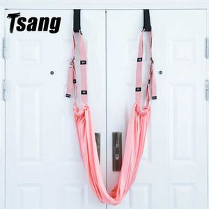 Beauty Items Door Hanging Yoga Belts for Training Aerial Hammock Flying Swing Women Adjustable Resistance band Home Rope
