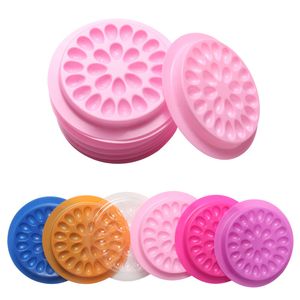 Glue Gasket Eyelash Glue Holder Adhesives Pallet Eyelashes Extension Glues Pads stand on lashes plastic Makeup Tool