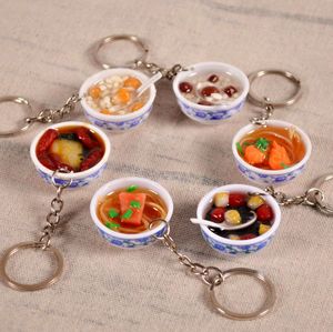 Miniatyrdockan Toy Kitchen Set Chinese Rice Pastry Casserole Noodles Dessert Kitchens Fake Food Toys Dollhouse Decoration 1279