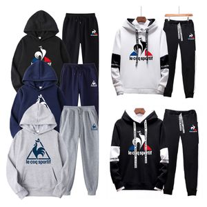 Męskie dresy męskie bluzy bluzy bluzy bluzki dresowe marka dresów joggery garnitur dla mężczyzn 2pcs męski pullover spodnie streetwearu 230106