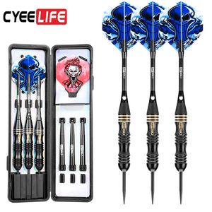 Darts CyeeLife New 3pcs Set 18g 20g 22g 24g Professional Tungsten Steel Needle Darts With Flights Sports Shafts Dart Darts Tip 0106